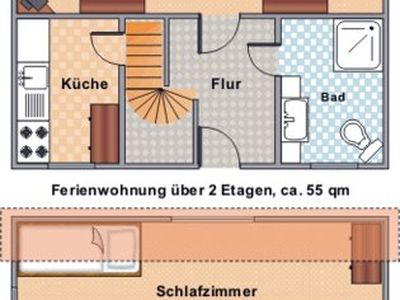 Ferienwohnung für 4 Personen (55 m²) in Sagard 8/9