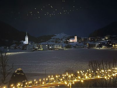 Aussicht auf Sagogn im Winter