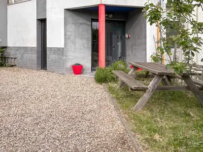 outside
