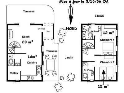 gîte Camille plan