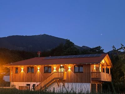 Ansicht Ferienwohnung bei Nacht