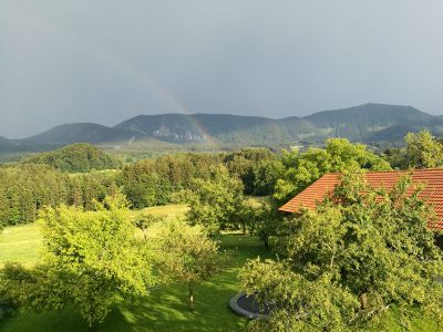 Ausblick vom Balkon