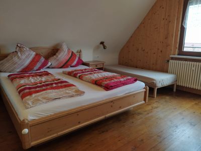 2.Schlafzimmer 3-ZI-Fewo mit Zustellbett