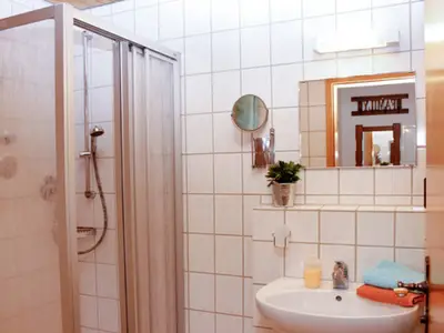 Badezimmer Ferienwohnung Lavendel