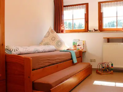 Kinderzimmer und 2.Schlafzimmer der Ferienwohnung Flieder