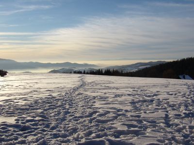 Winterlandschaft oberhalb des Kapfenmathishof