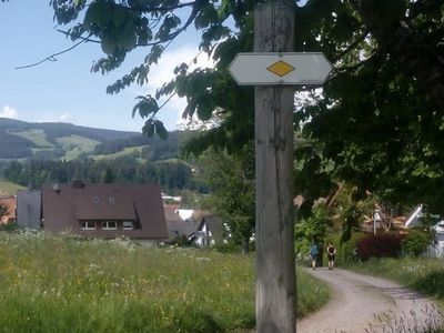 Rad- und Wanderwege beginnen in Hausnähe