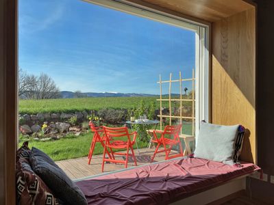 Sitzfenster im Frühling