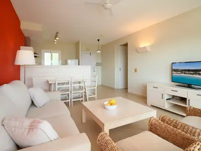 Wohnbereich. DasWohnzimmer - hell und gemütlich modern