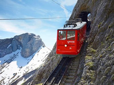 PILATUS - steilste Zahnradbahn der Welt 