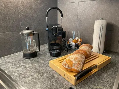 Perfekt ausgestatte Küche 
