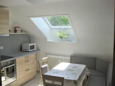 Küche mit Eckbank