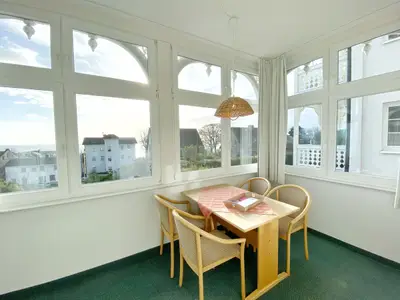 Essbereich mit Ostseeblick