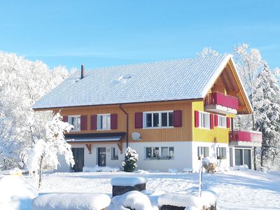 Haus im Winter