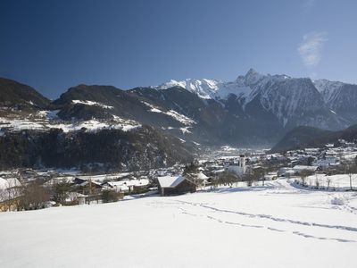 Ortsansicht Sautens Winter