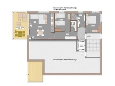 Ferienwohnung für 4 Personen (72 m²) in Savognin 3/10