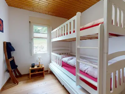 Schlafzimmer mit Kajütenbett
