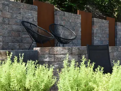 Terrasse im Garten