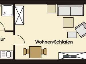 Ferienwohnung für 2 Personen (30 m²) in Scharbeutz
