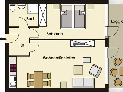 Ferienwohnung für 4 Personen (53 m²) in Scharbeutz 10/10