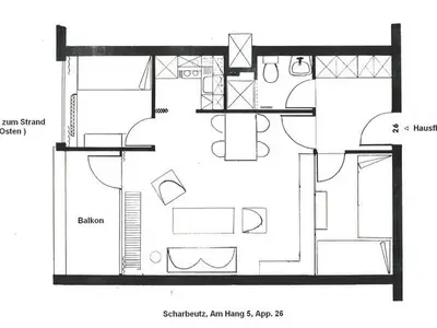 Ferienwohnung für 3 Personen (45 m²) in Scharbeutz 6/10
