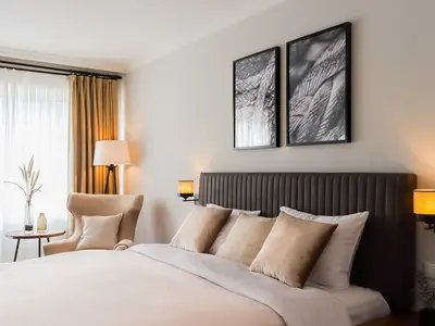 Moderne Hotelausstattung - Luxusmatratze