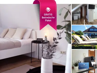 Preiswertes Appartement inkl. gratis Bettwäsche-Paket im Dachgeschoss - Strandnah