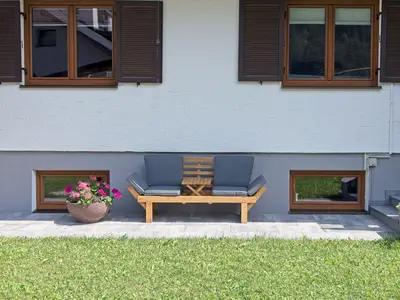 Gemütliche Sitzbank