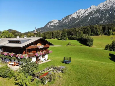 Ferienwohnung mit Blick auf den Wilden Kaiser