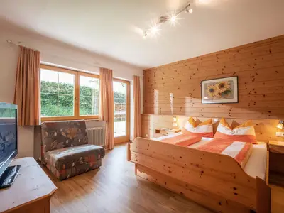 Schlafzimmer Apartment Scheffauerblick