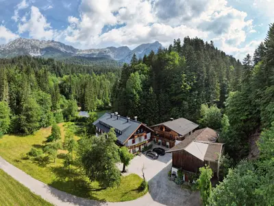 Panorama Beim Talschuster mit Wildem Kaiser