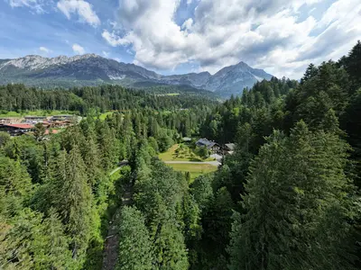 Panorama Beim Talschuster mit Wildem Kaiser