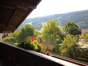 Ausblick vom südseitigen Balkon