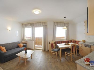 Appartement Hochwurzen Wohnzimmer und Küche