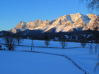 Winterlandschaft in direkter Umgebung