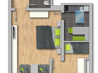 Ferienwohnung für 4 Personen (42 m²) in Schladming 7/8