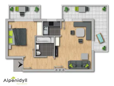 Ferienwohnung für 4 Personen (40 m²) in Schladming 10/10