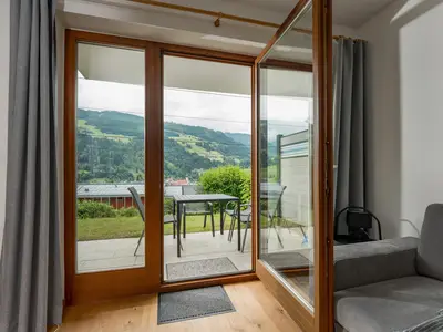 Ausblick auf die Terrasse