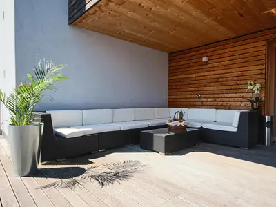 Sitzlounge auf der Terrasse