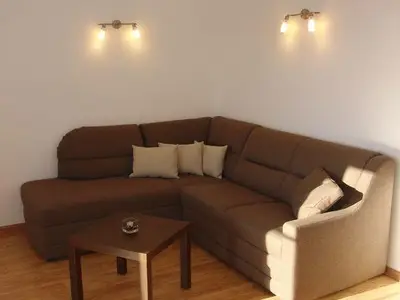 Wohnzimmer - Mit großem LCD Sat TV 46"