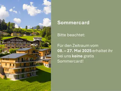 Panorama Lodge Sommercard