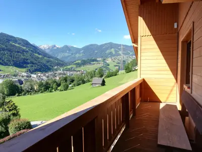 Aussicht Appartementhaus  Richtung Rohrmoos