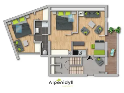 Ferienwohnung für 6 Personen (58 m²) in Schladming 10/10