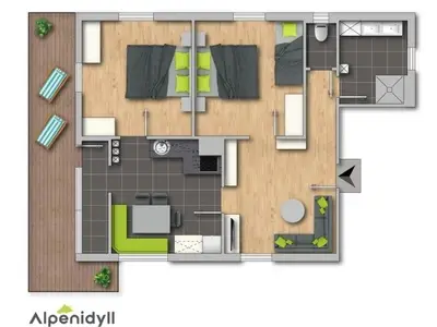 Ferienwohnung für 5 Personen (65 m²) in Schladming 10/10