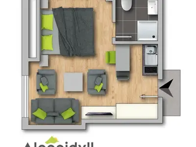 Ferienwohnung für 3 Personen (26 m²) in Schladming 9/10