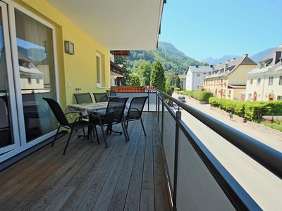 Balkon nach Westen gerichtet