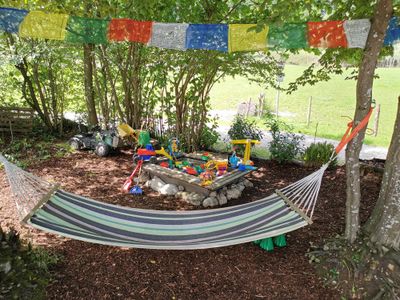 Relaxen auf dem Spielplatz