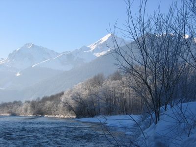 Tiroler Ache, Winter