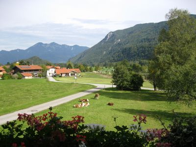 Blick vom Balkon