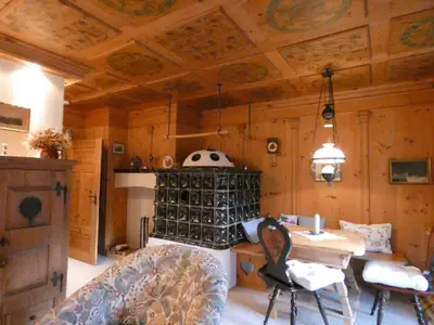 Ferienwohnung Weidenhammer - Kachelofen